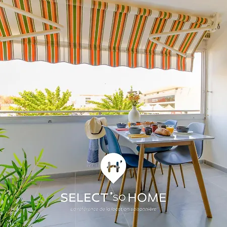 Апартаменти Select'sohome - Le Levant - Services Hoteliers - Proche Plage&commerces Avec Parking ! - Lev41 Ле-Лаванду